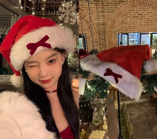 2025新品 レディース帽子 クリスマス帽子 サンダ帽子 撮影道具