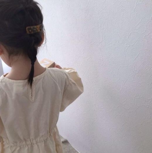 秋 女の子 無地ワンピース パフスリープ 森ガール ゆったり 子供服 おしゃれ ワンピース - 画像 (3)