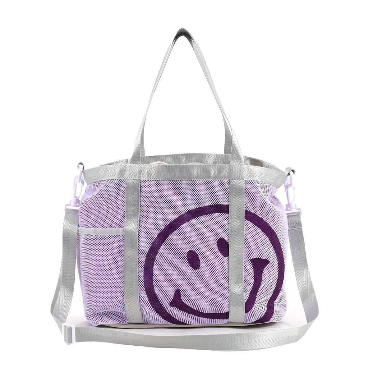 トートバッグ レディース COOCO クーコ SMILEY 2WAY A4 軽量 ショルダー 25131-11708 - 画像 (3)